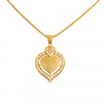 Real Gold Heart Pendant Real Gold Heart Pendant