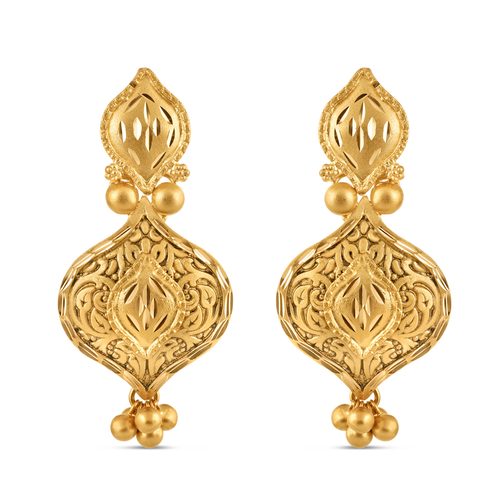 22 Carat Gold Drop Earring Gold Earrings UK