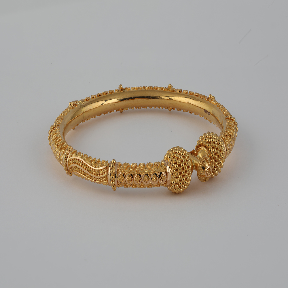 كادا مزخرف من الذهب الحقيقي عيار 22 قيراط | مجموعة جالي | 2.4 كادا مزخرف من الذهب الحقيقي عيار 22 قيراط | مجموعة جالي | 2.4