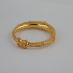 Gold Bridal Kada | Jali Kollektion | Größe 2.5