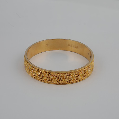 Gold Bangle in 22carat | Jali Collection | 2.5 | Heavyweight Gold Bangle in 22carat | Jali Collection | 2.5 | Heavyweight