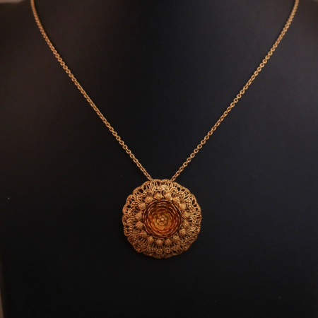 22 Ayar Altın Antik Kaplama Kolye 22 Ayar Altın Antik Kaplama Kolye