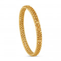 22 Carat Gold Bangle | Rosettes Collection | Size 2.5
