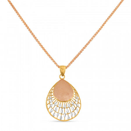 22ct Gold Traditional Pendant | Rhodium Finish 22ct Gold Traditional Pendant | Rhodium Finish