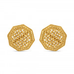 22 Ayar Altın Fantezi Küpe Filligree Çıtçıt 22 Ayar Altın Fantezi Küpe Filligree Çıtçıt