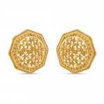 22 Ayar Altın Fantezi Küpe Filligree Çıtçıt 22 Ayar Altın Fantezi Küpe Filligree Çıtçıt