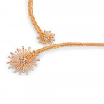 Bayanlar İçin 22ct Parti Giyim Gül Altın Kolye | Anusha Koleksiyonu Bayanlar İçin 22ct Parti Giyim Gül Altın Kolye | Anusha Koleksiyonu