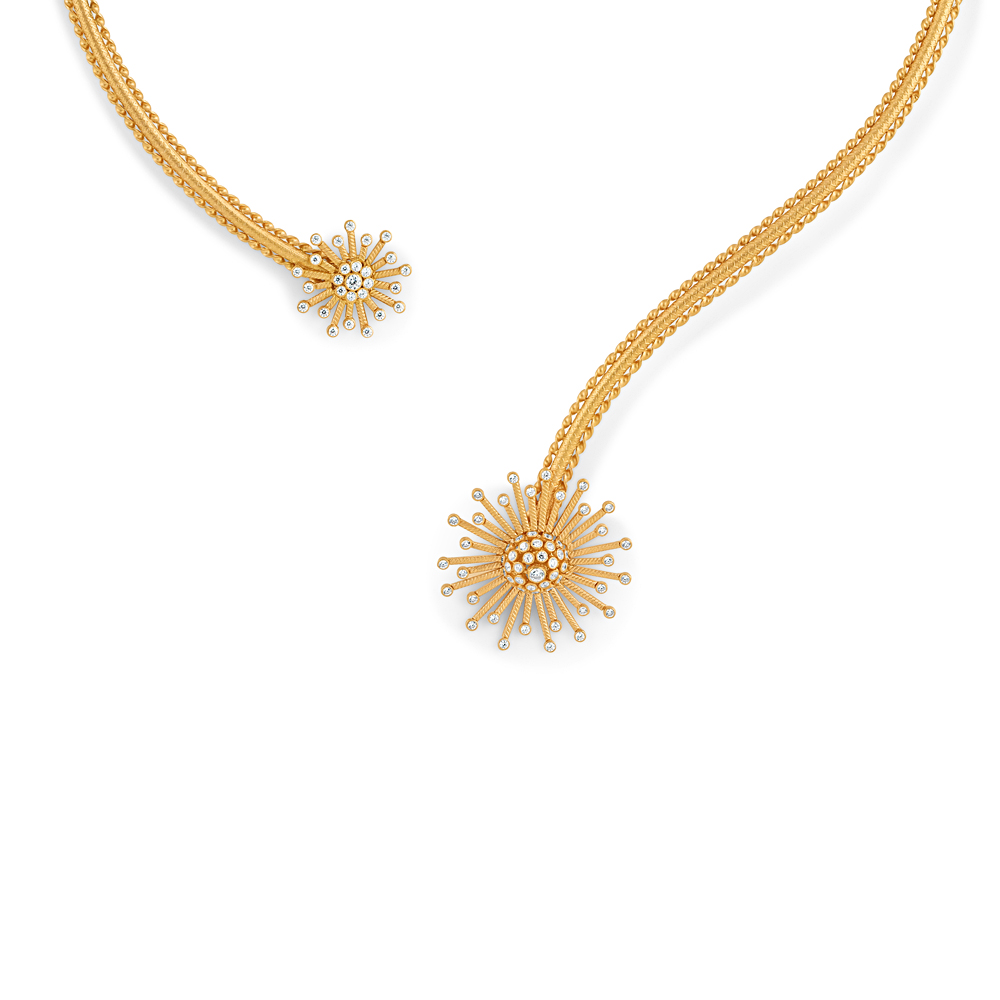 Bayanlar İçin 22ct Parti Giyim Gül Altın Kolye | Anusha Koleksiyonu Bayanlar İçin 22ct Parti Giyim Gül Altın Kolye | Anusha Koleksiyonu