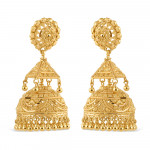 أقراط جومخة ذهب عيار 22 قيراط | مجموعة جالي فيليجري أقراط جومخة ذهب عيار 22 قيراط | مجموعة جالي فيليجري