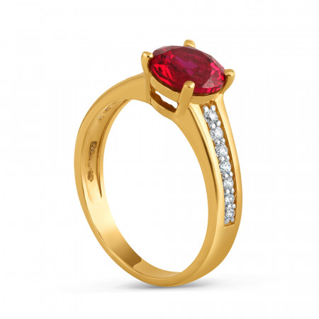 22ct Gold CZ Ring for Ladies| Size M 22ct Gold CZ Ring for Ladies| Size M