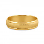 خاتم زواج للجنسين من الذهب عيار 22 قيراط