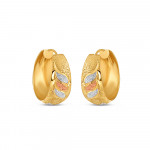 22 Ayar Altın Yuvarlak Bayan Halka Küpe | Rodyum Kaplama 22 Ayar Altın Yuvarlak Bayan Halka Küpe | Rodyum Kaplama