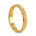 22ct Gold Hochzeit Band für Frauen | Größe K