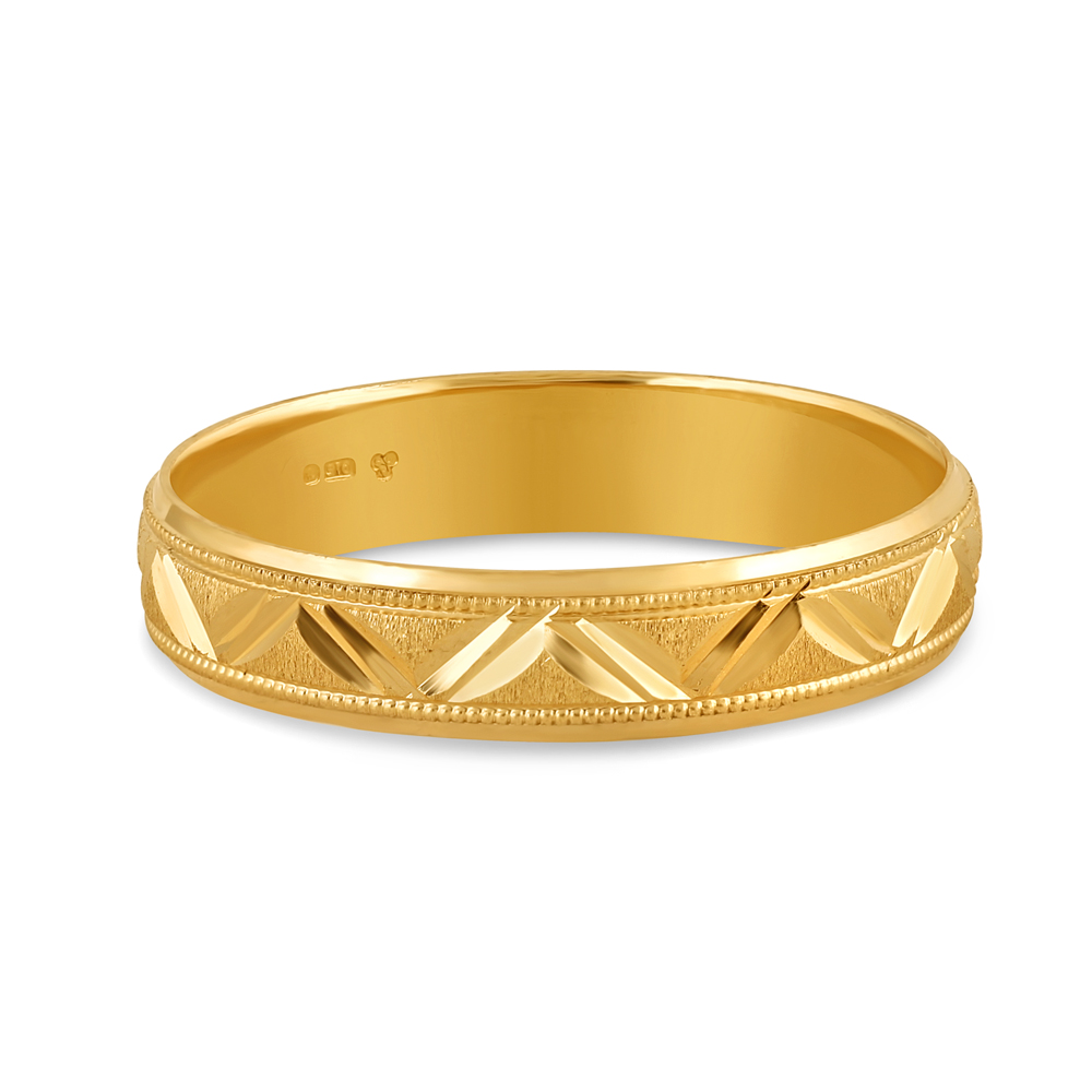 22ct Gold Wedding Band For Women | Size P 22ct Gold Wedding Band For Women | Size P