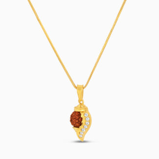 Rudraksha Pendant in 22 carat Gold