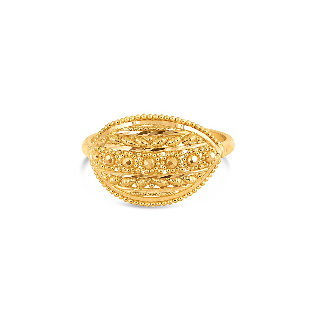 22ct Gold Ring für Frauen | Größe P | Jali Filigree Kollektion 22ct Gold Ring für Frauen | Größe P | Jali Filigree Kollektion