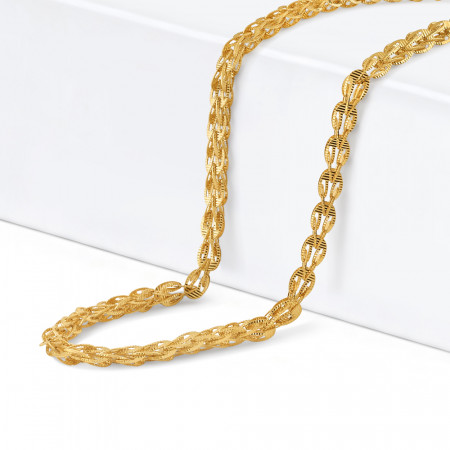 22ct Yellow Gold Fancy Chain | 22 Inches | 3.5mm Thick 22ct Yellow Gold Fancy Chain | 22 Inches | 3.5mm Thick