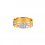 22ct Gold Ehering | Rhodium Finish | Größe Q 22ct Gold Ehering | Rhodium Finish | Größe Q