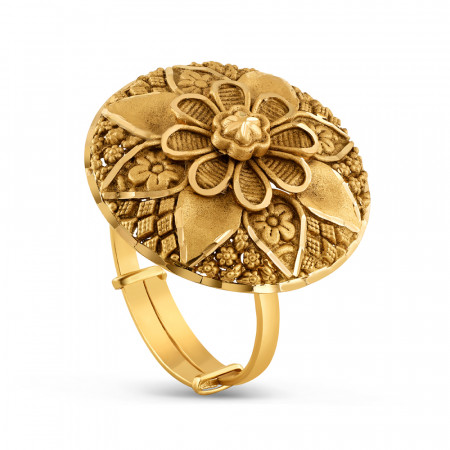 22 Carat Gold Adjustable Ring | Rosettes Collection 22 Carat Gold Adjustable Ring | Rosettes Collection