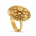 22 Carat Gold Adjustable Ring For Ladies | Rosettes Collection 22 Carat Gold Adjustable Ring For Ladies | Rosettes Collection