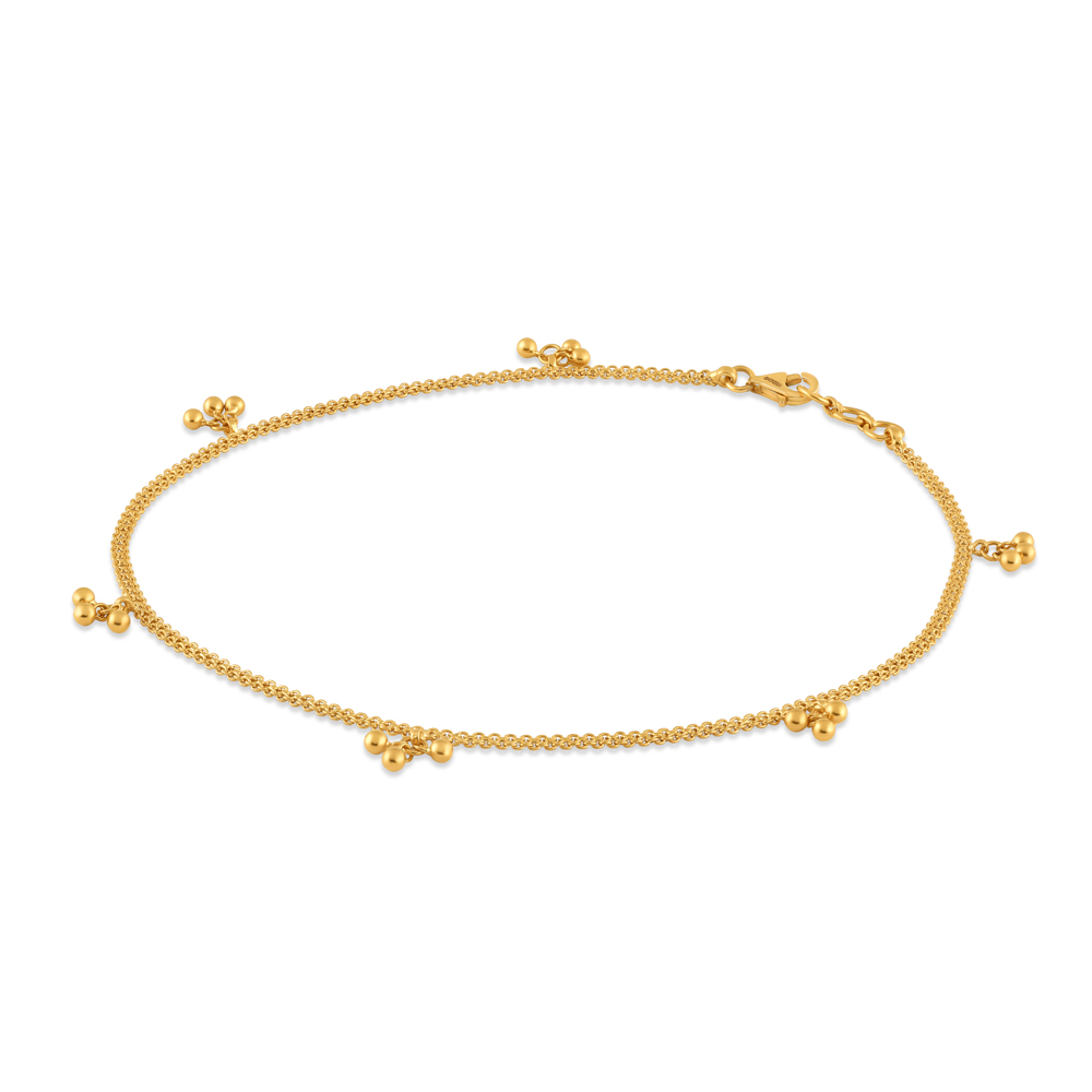 22ct Yellow Gold Anklet For Ladies Online UK