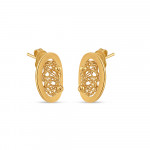 أقراط من الذهب الأصفر عيار 22 قيراط من الذهب الأصفر البيضاوي للسيدات أقراط من الذهب الأصفر عيار 22 قيراط من الذهب الأصفر البيضاوي للسيدات