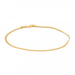 خلخال من الذهب الأصفر عيار 22 قيراط للسيدات | 10 بوصة خلخال من الذهب الأصفر عيار 22 قيراط للسيدات | 10 بوصة