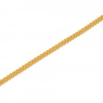 خلخال من الذهب الأصفر عيار 22 قيراط للسيدات | 10 بوصة خلخال من الذهب الأصفر عيار 22 قيراط للسيدات | 10 بوصة