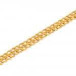 سوار الرجال من الذهب الأصفر عيار 22 قيراط | 8.5 بوصة سوار الرجال من الذهب الأصفر عيار 22 قيراط | 8.5 بوصة