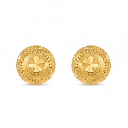 Round Studs in 22ct Gold Round Studs in 22ct Gold