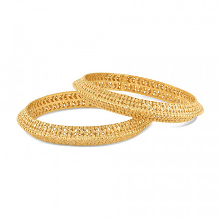 22ct Gold Kada Bangle | Jali Collection 22ct Gold Kada Bangle | Jali Collection