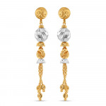 Kadınlar İçin 22 Ayar Altın Damla Küpe | Rodyum Kaplama Kadınlar İçin 22 Ayar Altın Damla Küpe | Rodyum Kaplama