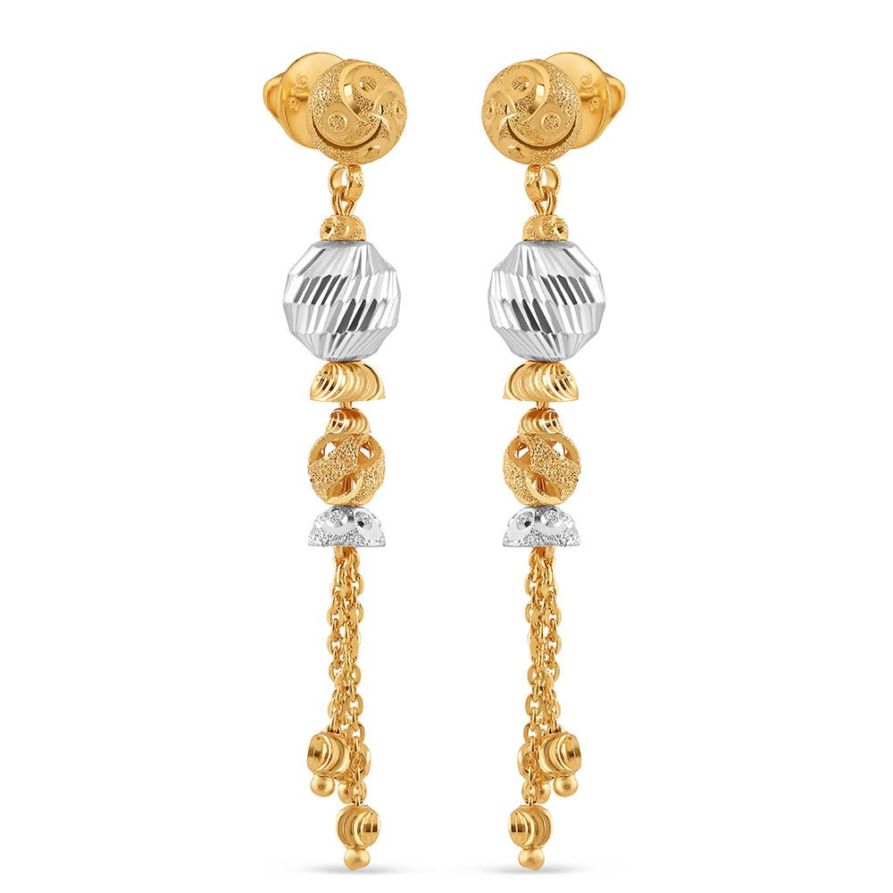 Kadınlar İçin 22 Ayar Altın Damla Küpe | Rodyum Kaplama Kadınlar İçin 22 Ayar Altın Damla Küpe | Rodyum Kaplama