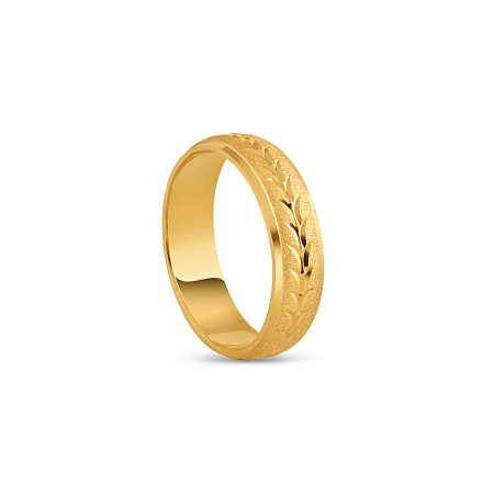 22ct Gold DC Band for Ladies | Size J | 4.5mm 22ct Gold DC Band for Ladies | Size J | 4.5mm