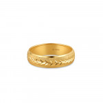 22ct Gold DC Band for Ladies | Size J | 4.5mm