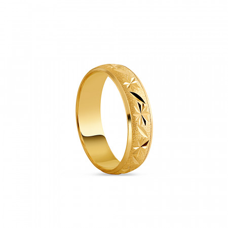 22ct Gold Wedding Band for Ladies | Size K | 4.5mm