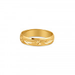 خاتم الزواج من الذهب عيار 22 قيراط للسيدات | مقاس M خاتم الزواج من الذهب عيار 22 قيراط للسيدات | مقاس M