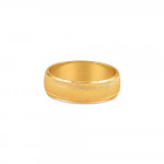 خاتم الزواج للسيدات من الذهب عيار 22 قيراط | مقاس O