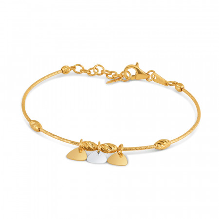 22ct Yellow Gold Ladies Bracelets | Rhodium Finish 22ct Yellow Gold Ladies Bracelets | Rhodium Finish