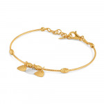 22ct Gelbgold Damen Armbänder | Rhodium Finish