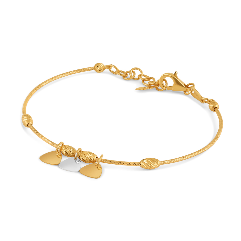 22ct Gelbgold Damen Armbänder | Rhodium Finish