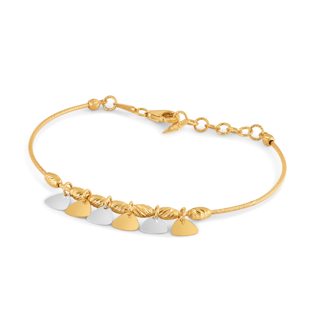 22ct Gelbgold Armbänder | Rhodium Finish