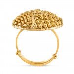 22 Ayar Altın Ayarlanabilir Bayan Yüzük | Rozet Koleksiyonu 22 Ayar Altın Ayarlanabilir Bayan Yüzük | Rozet Koleksiyonu