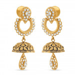 22 Ayar Altın Jhumkha Küpe | Pembe Altın Kaplama | Anusha Koleksiyonu 22 Ayar Altın Jhumkha Küpe | Pembe Altın Kaplama | Anusha Koleksiyonu