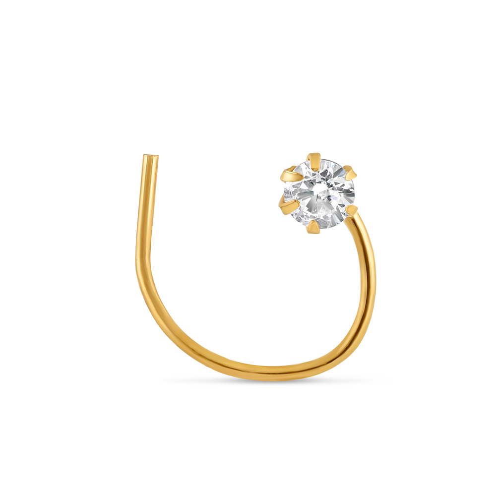 ذهب أصفر عيار 18 قيراط | مسمار دبوس الأنف من الذهب الأصفر عيار 18 قيراط | قطر 4.8 مم ذهب أصفر عيار 18 قيراط | مسمار دبوس الأنف من الذهب الأصفر عيار 18 قيراط | قطر 4.8 مم