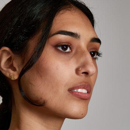 18 Ayar Altın | CZ'li Burun İğnesi Çıtçıt | 4,8 mm Kalınlık 18 Ayar Altın | CZ'li Burun İğnesi Çıtçıt | 4,8 mm Kalınlık