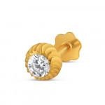 ذهب أصفر عيار 18 قيراط | مسمار دبوس الأنف من الذهب الأصفر عيار 18 قيراط | قطر 4.8 مم ذهب أصفر عيار 18 قيراط | مسمار دبوس الأنف من الذهب الأصفر عيار 18 قيراط | قطر 4.8 مم