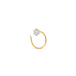 18 Ayar Altın | CZ Taş | Sarı Altın Burun Çıtçıt