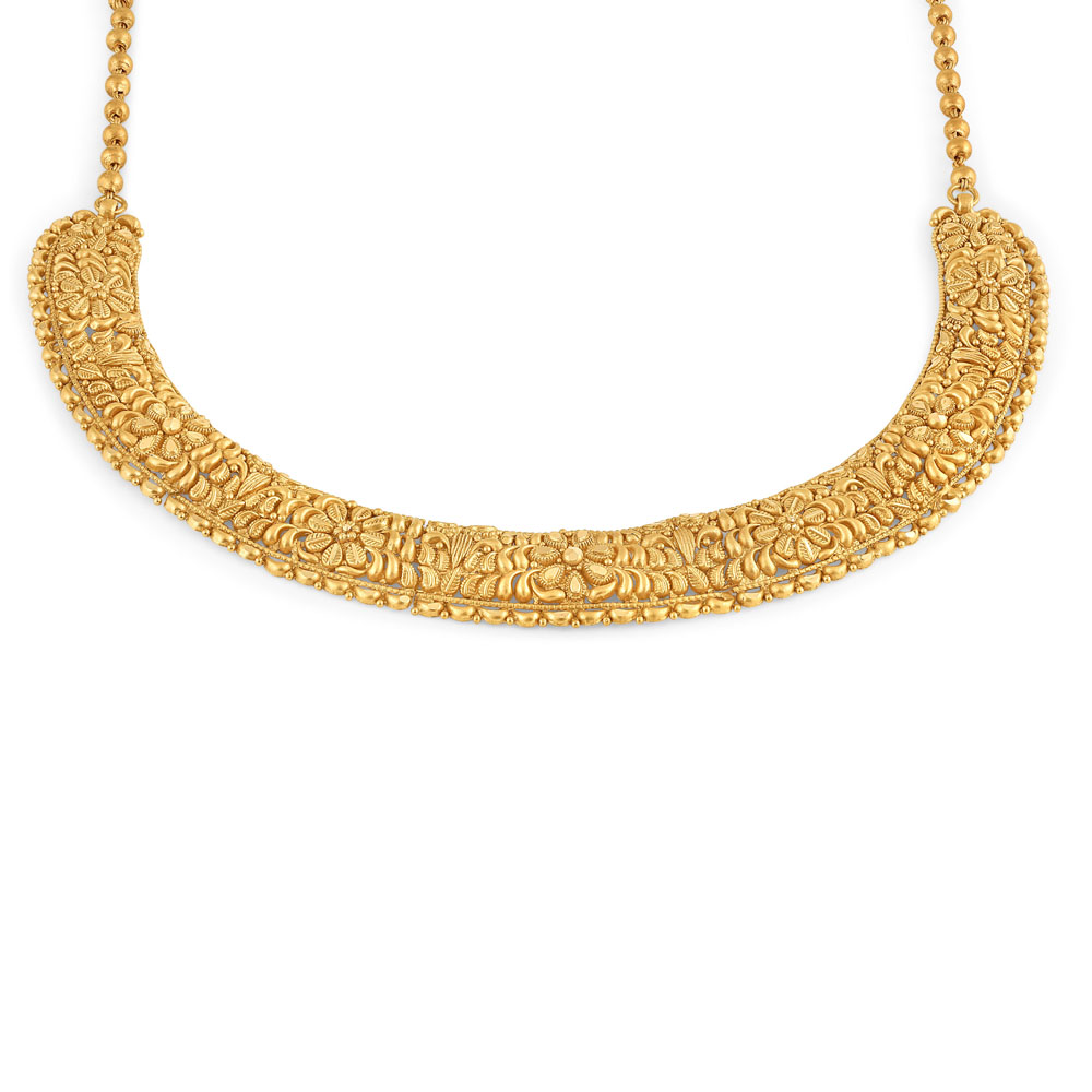 22ct Gold Antik Choker Halskette | Rosetten Kollektion 22ct Gold Antik Choker Halskette | Rosetten Kollektion