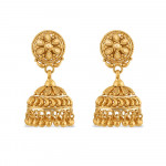 22 Ayar Altın Antik Jhumkha Küpe | Rozet Koleksiyonu 22 Ayar Altın Antik Jhumkha Küpe | Rozet Koleksiyonu